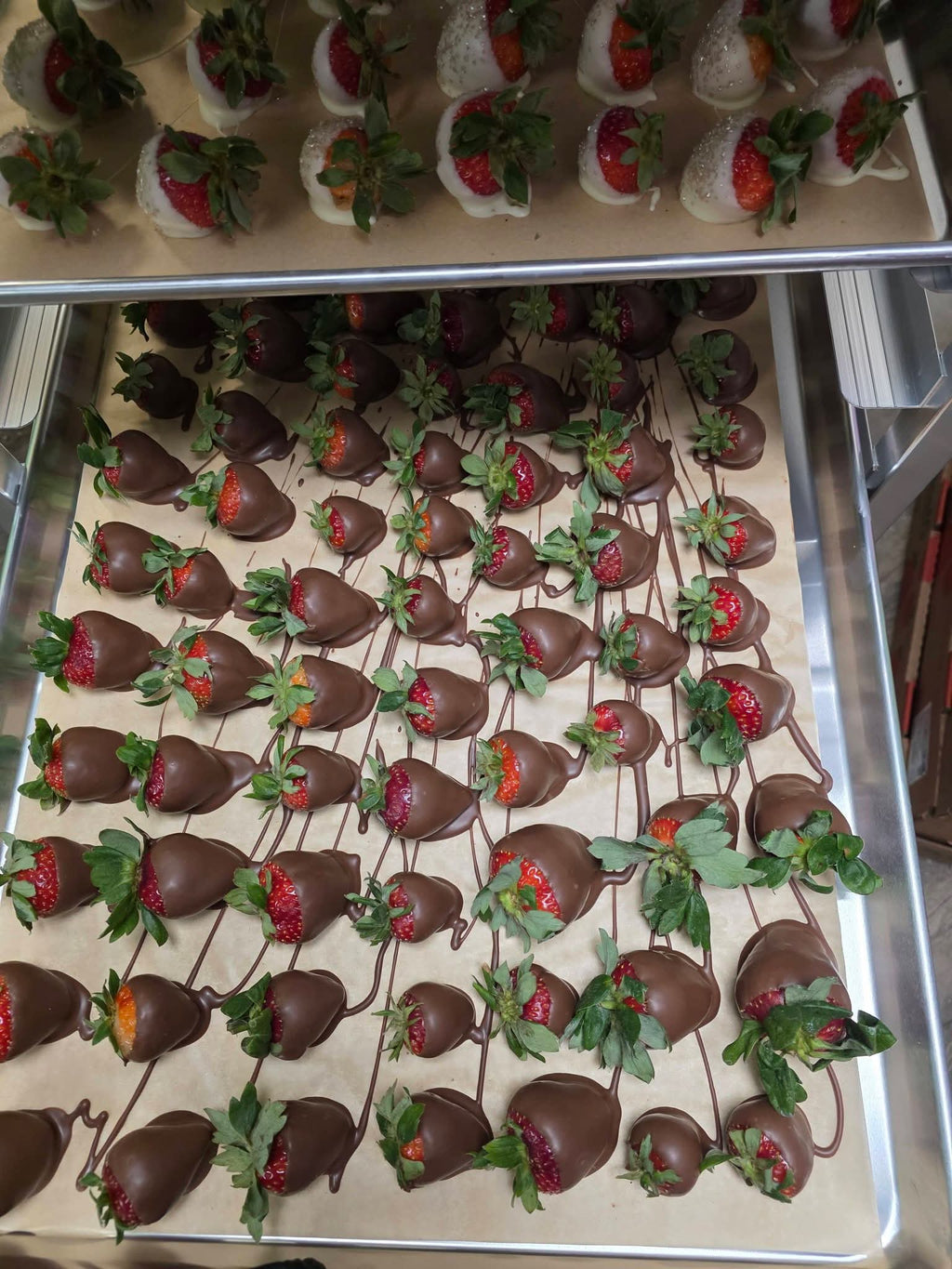 Milk Chocolate Covered Strawberries
