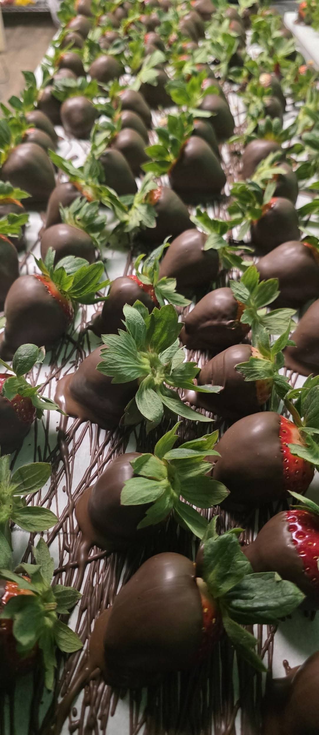 Milk Chocolate Covered Strawberries