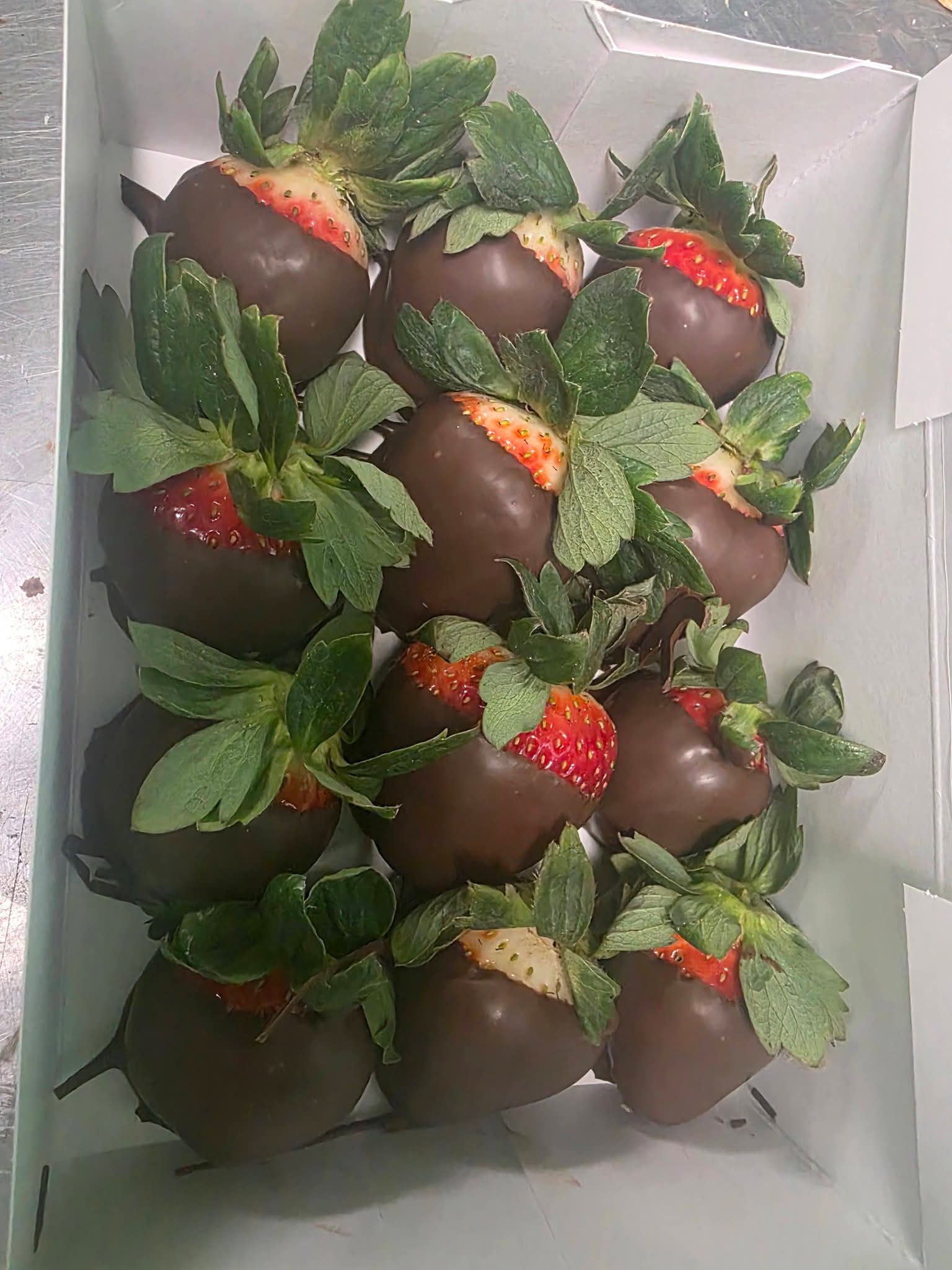 Milk Chocolate Covered Strawberries