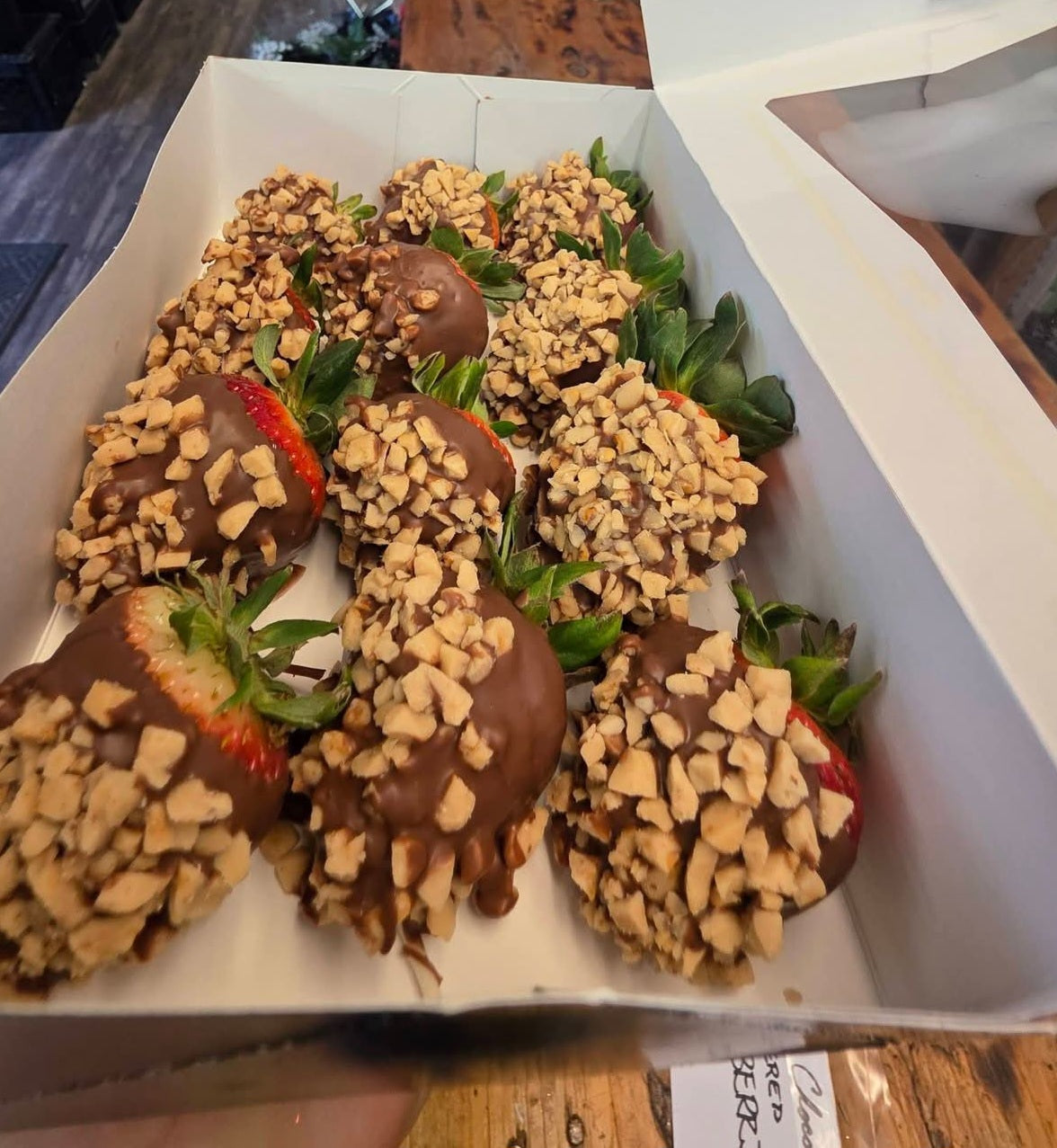 Chocolate Toffee Berries