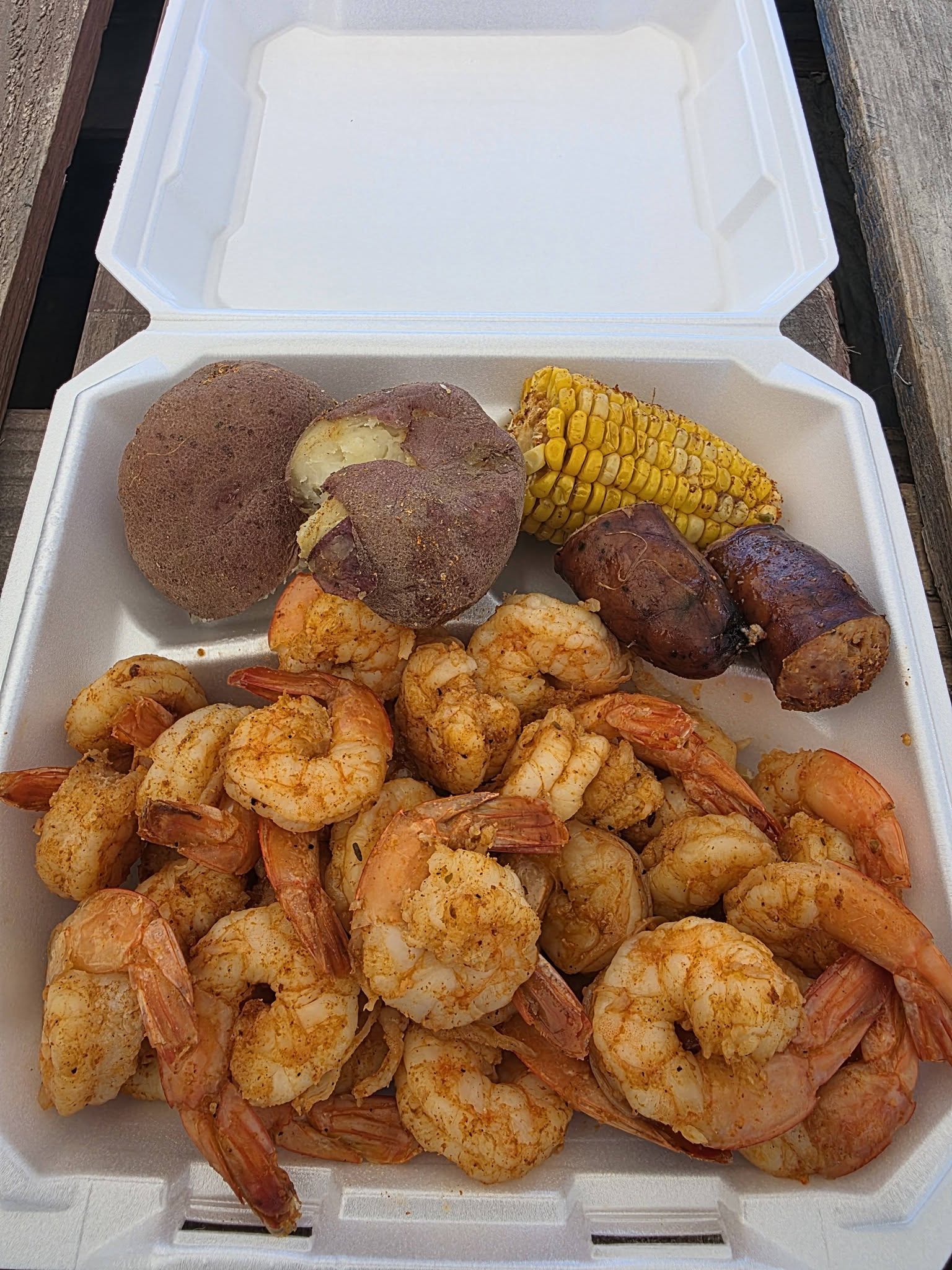 SHRIMP DINNER PLATE